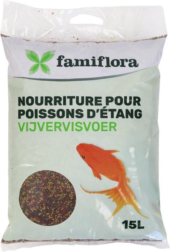 Famiflora Allround Mix vissenvoer 15L – Voor koi en goudvis