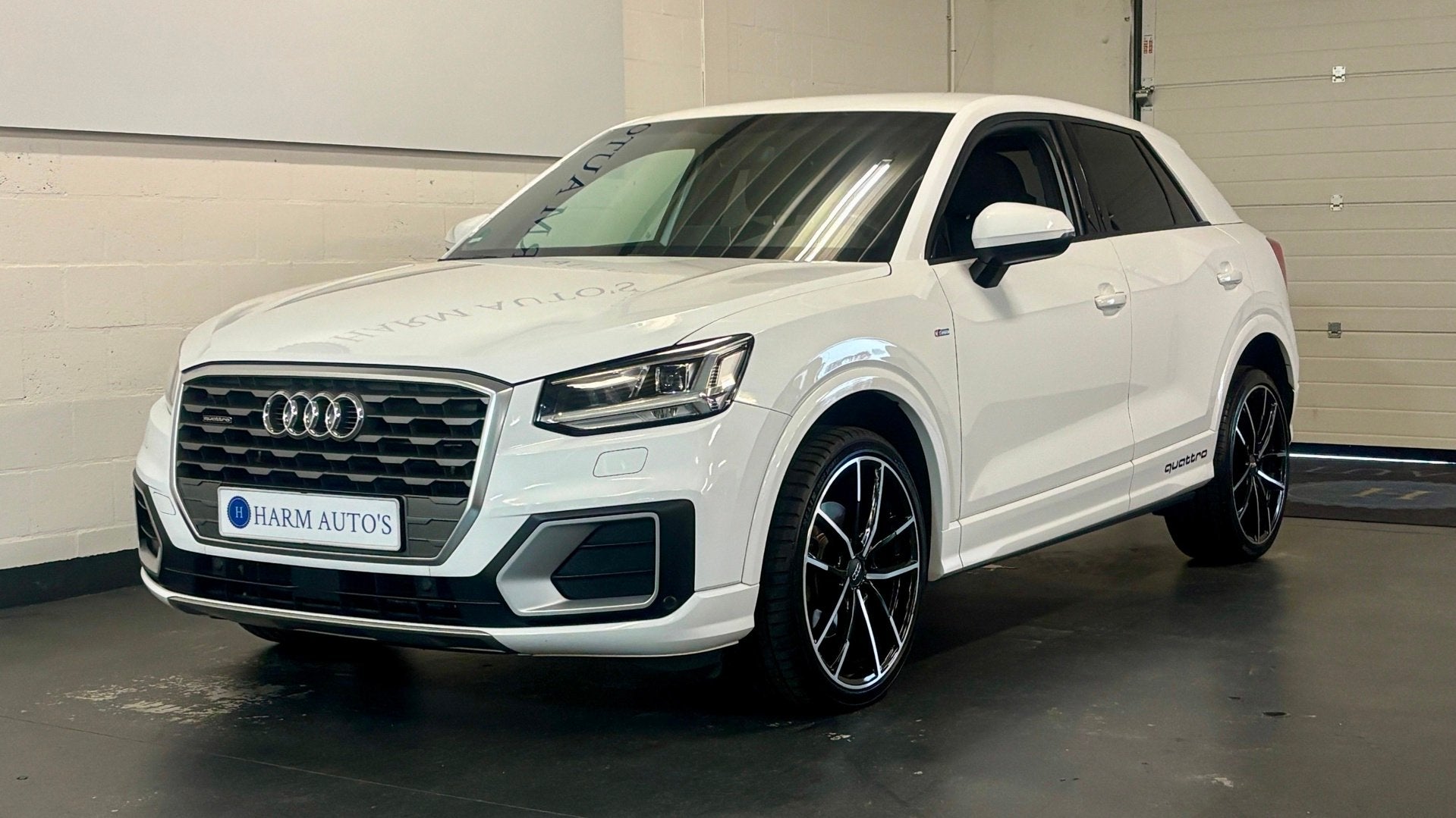 Audi Q2 2.0 TFSI quattro S Line 190pk Automaat Navi / LED /, Automaat, Gebruikt, 1984 cc, Leder en Stof