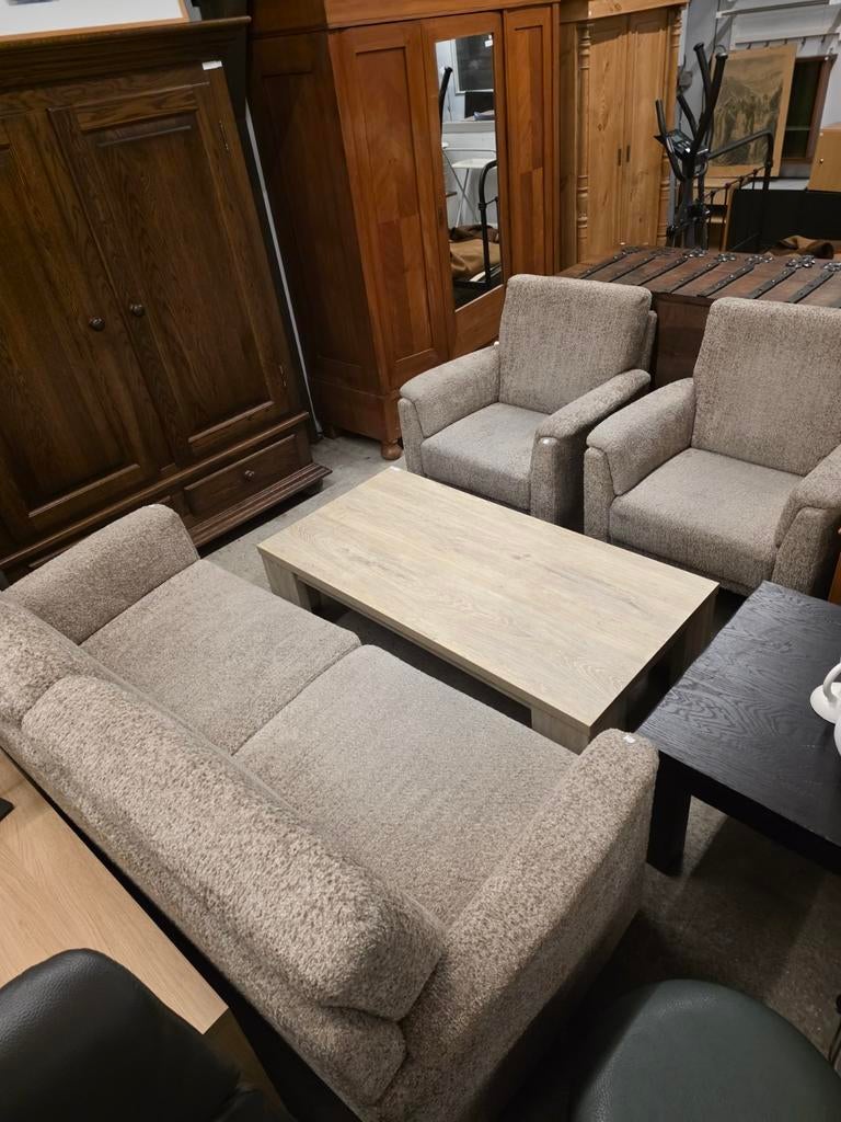 Bankstel zithoogte 46cm, Huis en Inrichting, Ophalen, ., ., Eén