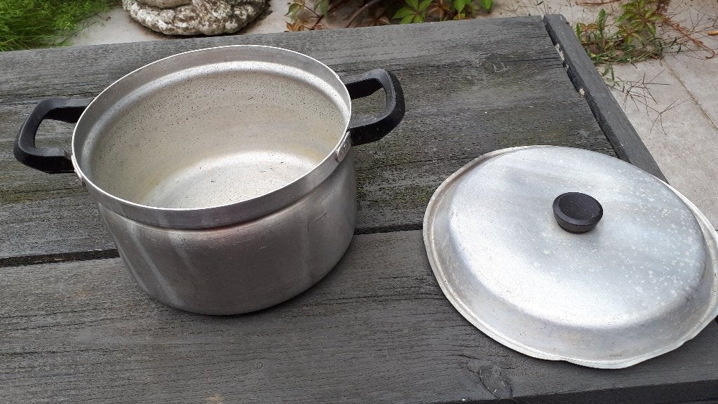 Pan aluminium camping, Caravans en Kamperen, Ophalen, Gebruikt