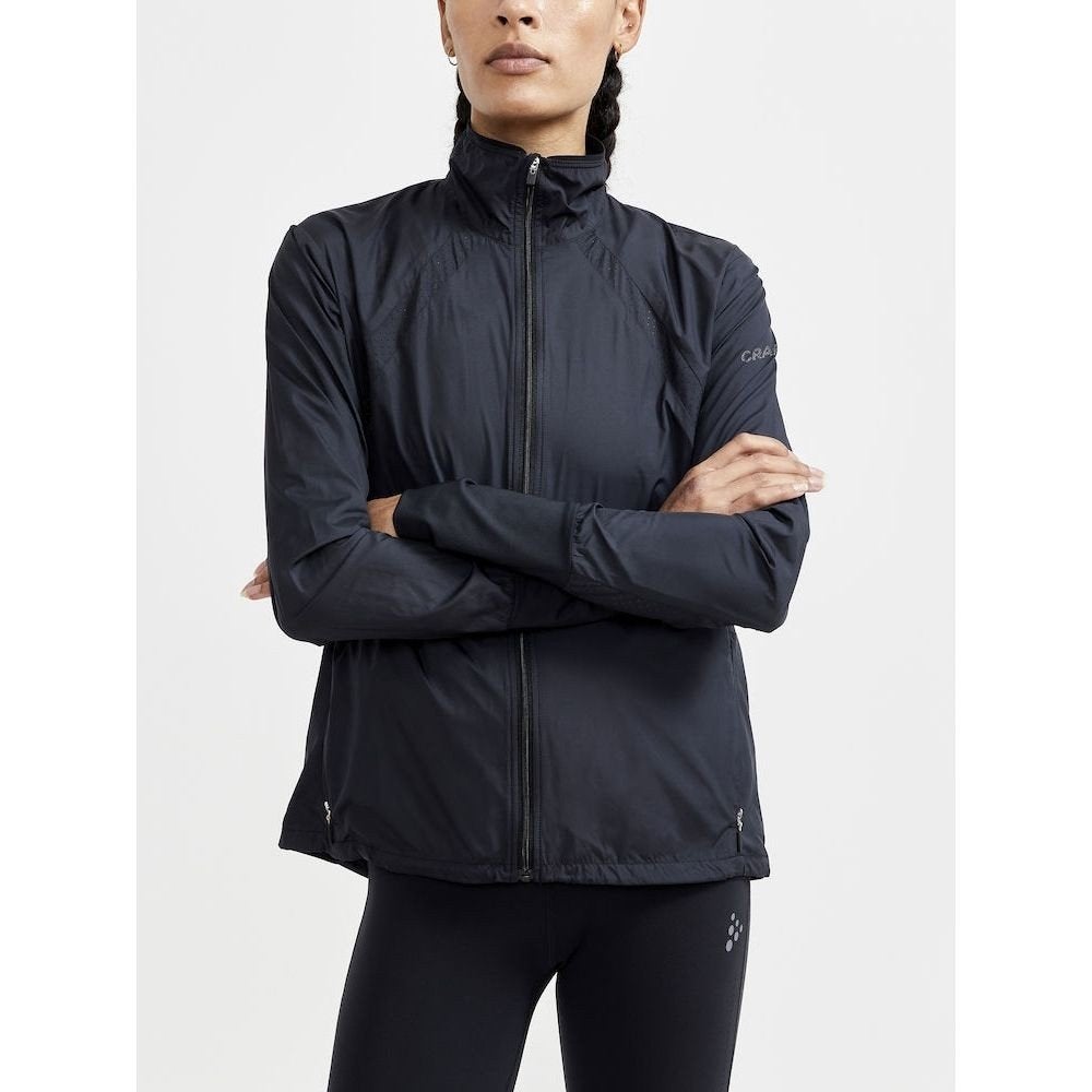 CRAFT ZWARTKLEURIGE XS WINDJACKET DAMES VAN 70 VOOR, Overige merken, ., Nieuw, Ophalen of Verzenden