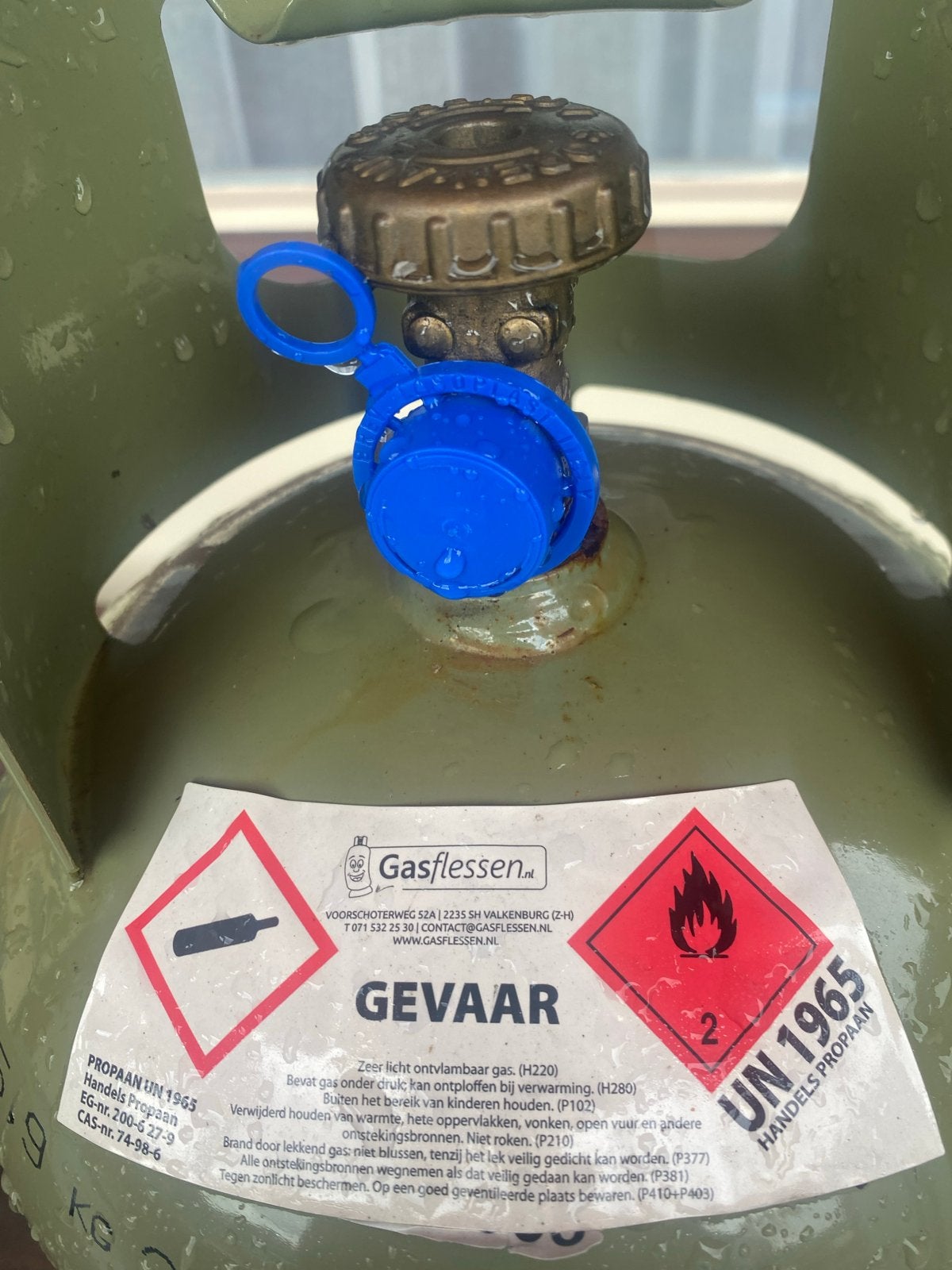 Propaan/Butaan gasfles 5.9 kg, verzegeld en vol, eigendom, Ophalen, Zo goed als nieuw