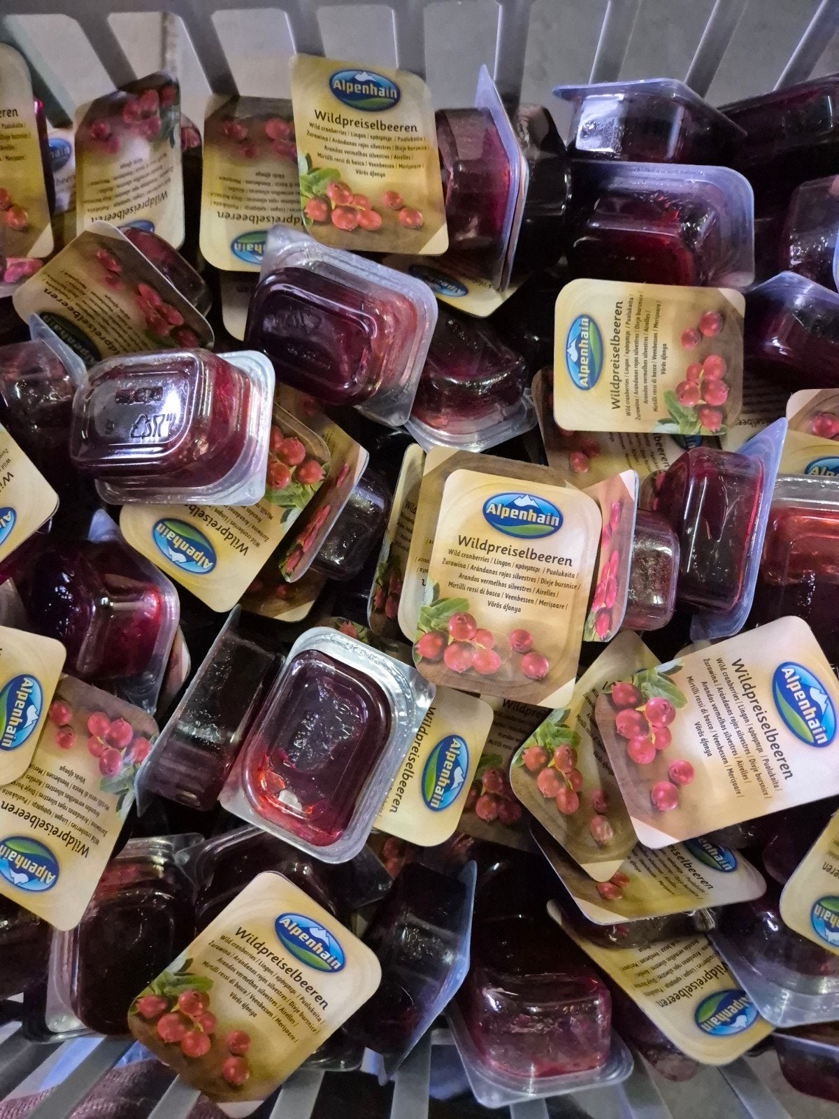 Alpenhain Wildpreiselbeeren Cranberry Jam - Grote Partij, Diversen, Ophalen