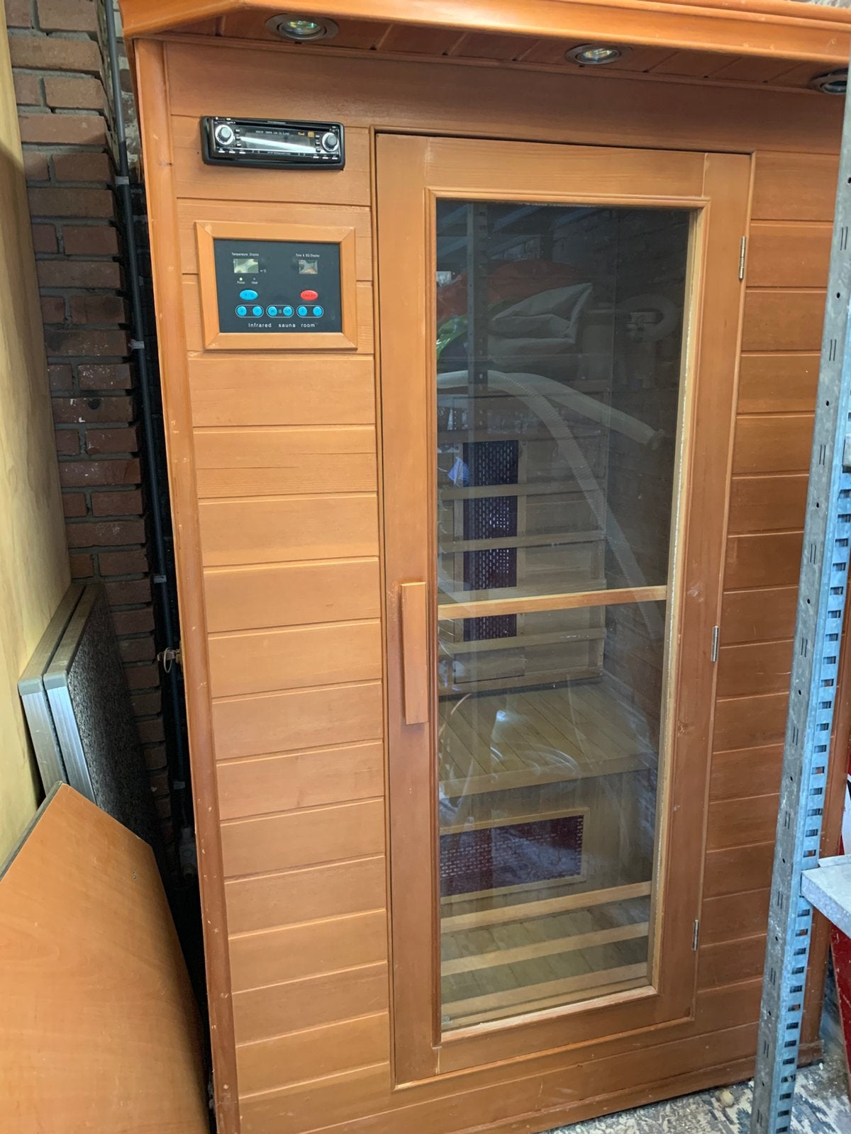 2 persoons infra rood sauna, Ophalen, Gebruikt, Complete sauna