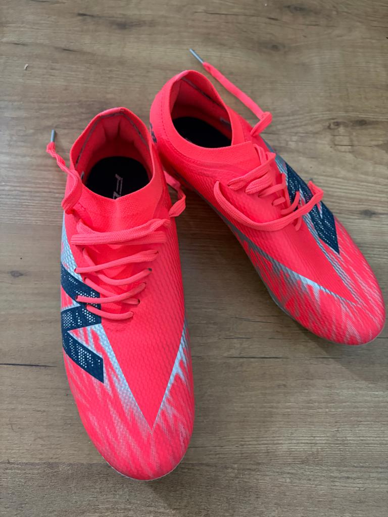 New Balance Furon V6+ Dispatch FG voetbalschoenen, Sport en Fitness, Voetbal, Maat XS of kleiner, Ophalen of Verzenden, Zo goed als nieuw