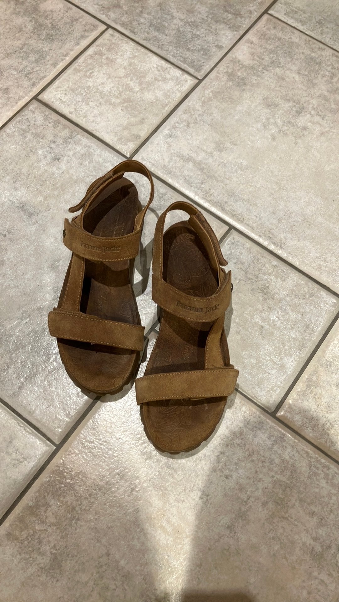 Panama Jack Selma suede maat 38, Ophalen of Verzenden, Zo goed als nieuw, Bruin, Sandalen of Muiltjes