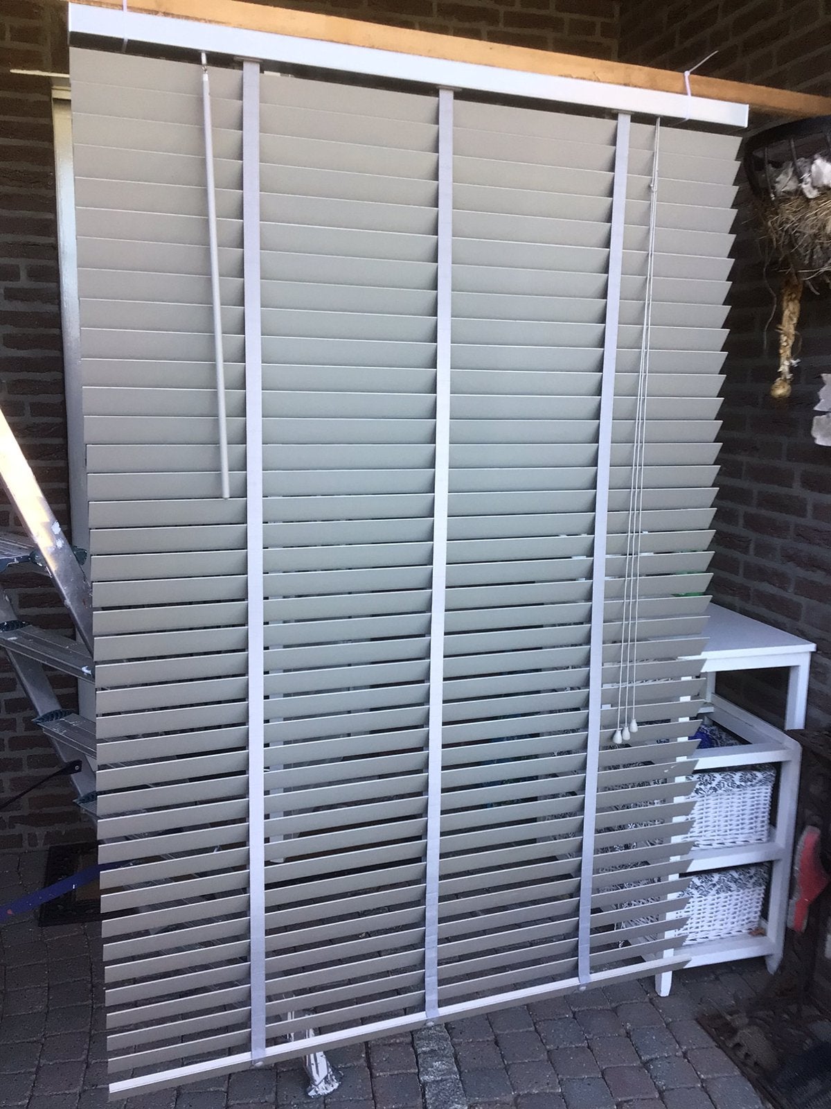 Houten jaloezieën, Ophalen, Zo goed als nieuw, Jaloezie