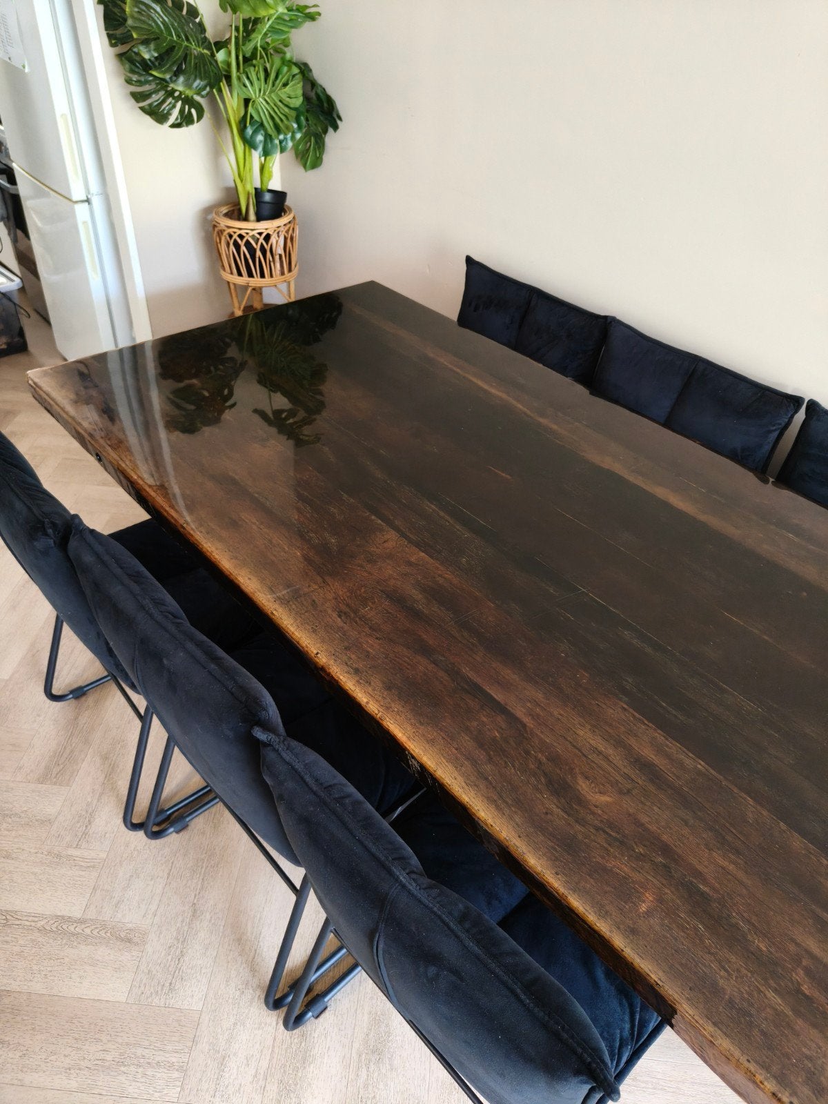 epoxy tafel MOET WEG ! 200X100, Huis en Inrichting, Ophalen, 200 cm of meer, 50 tot 100 cm, Zo goed als nieuw