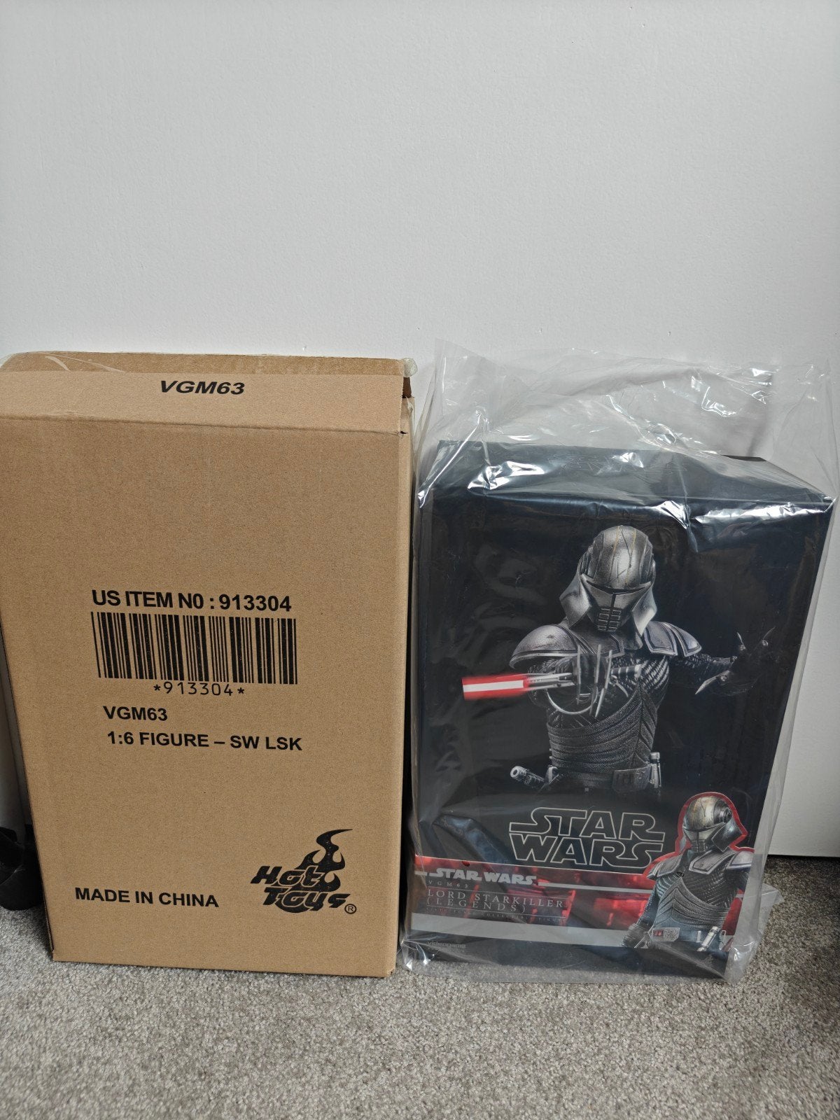 Star Wars Hot Toys Lord Starkiller 1/6 Figuur VGM63, Verzamelen, Star Wars, Ophalen of Verzenden, Zo goed als nieuw, Actiefiguurtje