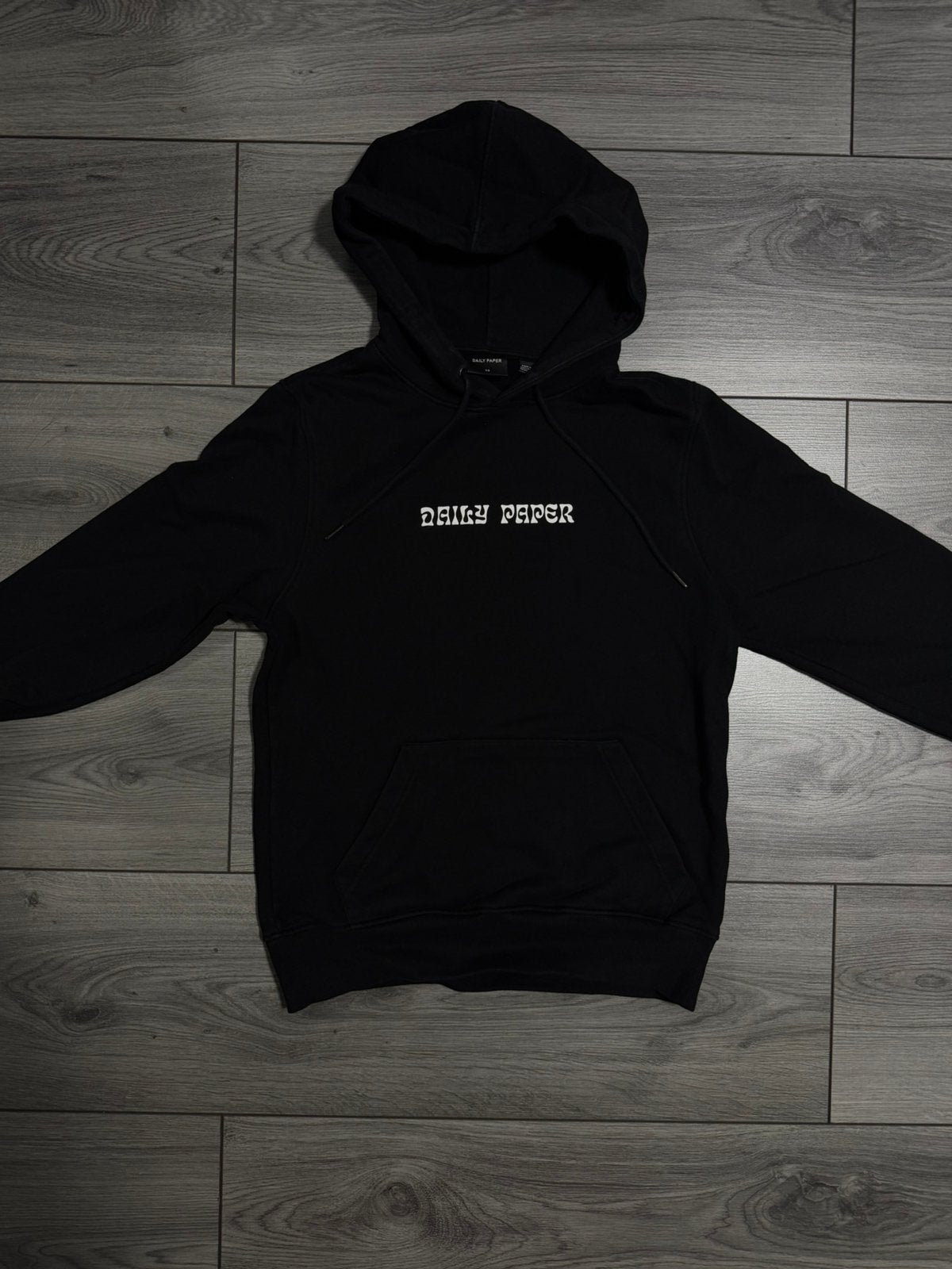 Daily Paper Hoodie, Kleding | Heren, Truien en Vesten, Ophalen of Verzenden, Zo goed als nieuw, Maat 46 (S) of kleiner, Zwart