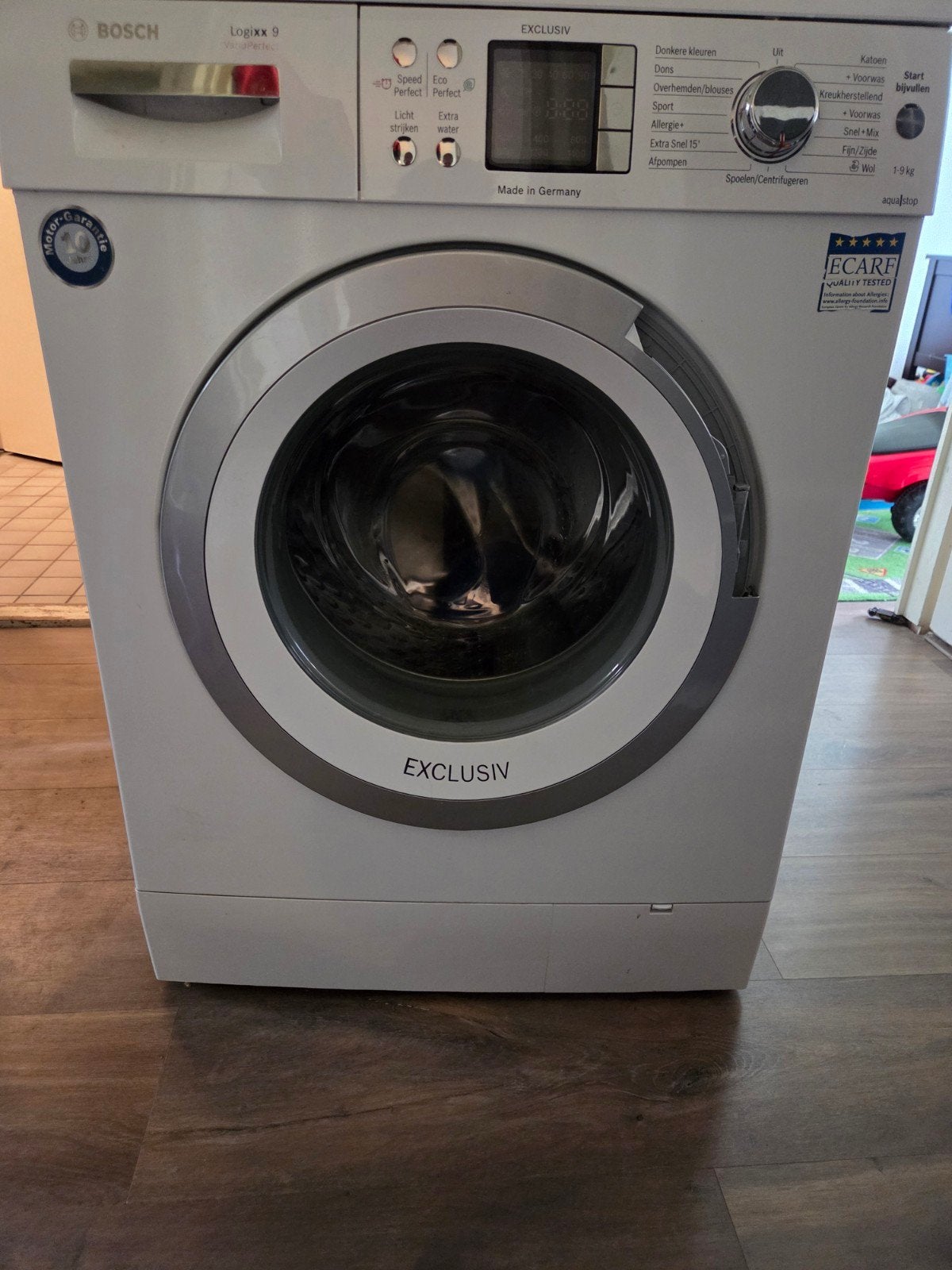 Bosch Logixx 9 EXCLUSIV Wasmachine - Zo goed als nieuw, Ophalen, 1200 tot 1600 toeren, Gebruikt, 8 tot 10 kg