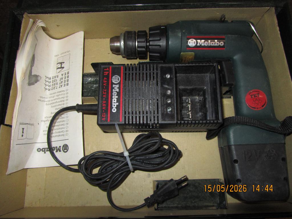 Metabo accu boormachine 12 volt, Doe-het-zelf en Verbouw, Gereedschap | Boormachines, Ophalen of Verzenden, Zo goed als nieuw