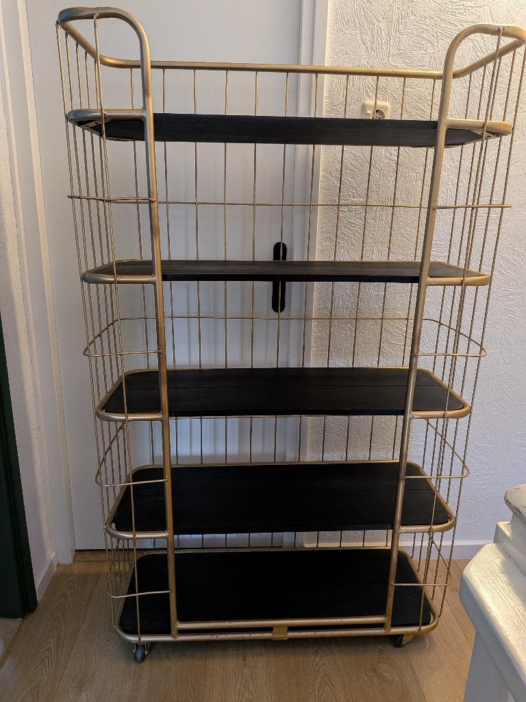 Open kast, Ophalen, Met plank(en), Gebruikt, Metaal