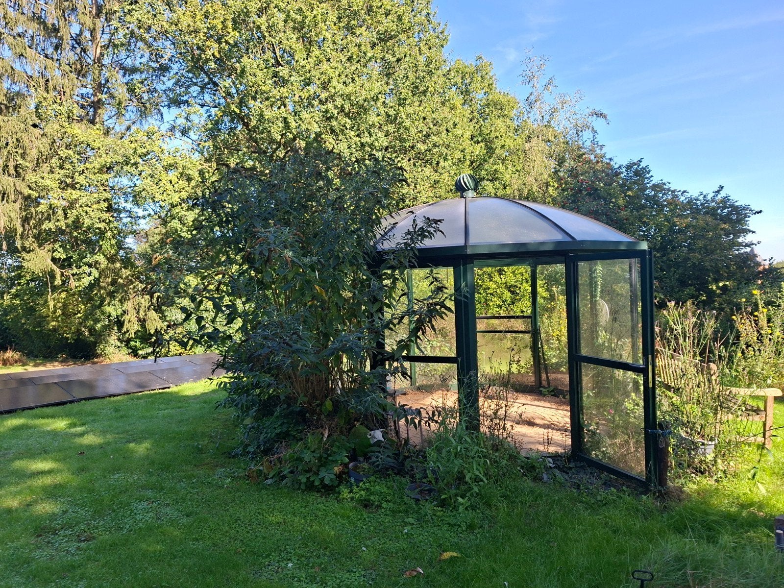 Paviljoen Kas Aluminium met Veiligheidsglas, Ophalen, Gebruikt, Kweekkas, Glas