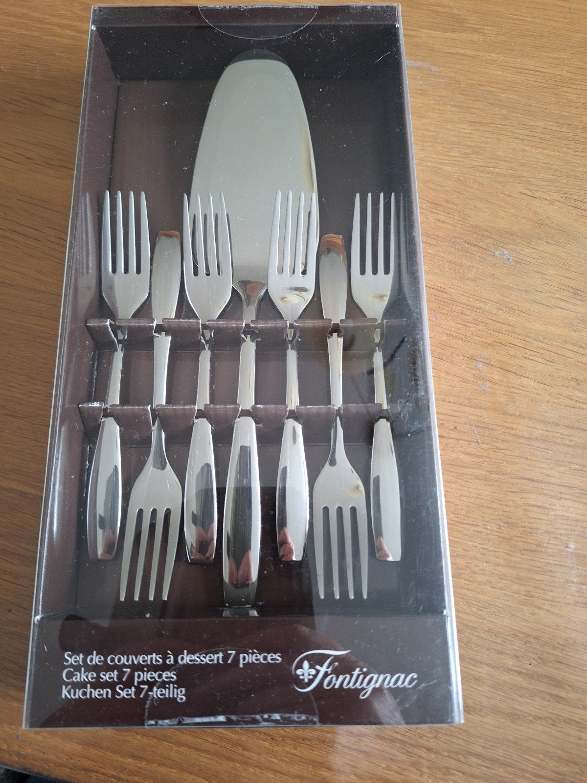 nieuw cake set Fontignac, Ophalen of Verzenden, Nieuw, Rvs of Chroom