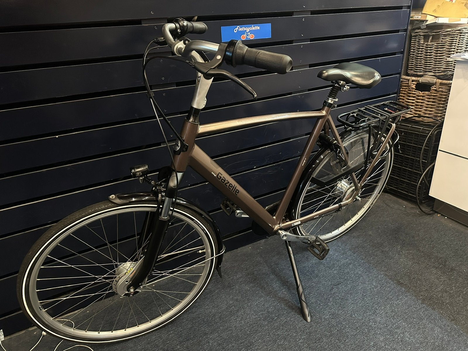 Gazelle orange C7 plus 57 show model als nieuw met garantie, Ophalen, Versnellingen, Zo goed als nieuw, 57 tot 61 cm