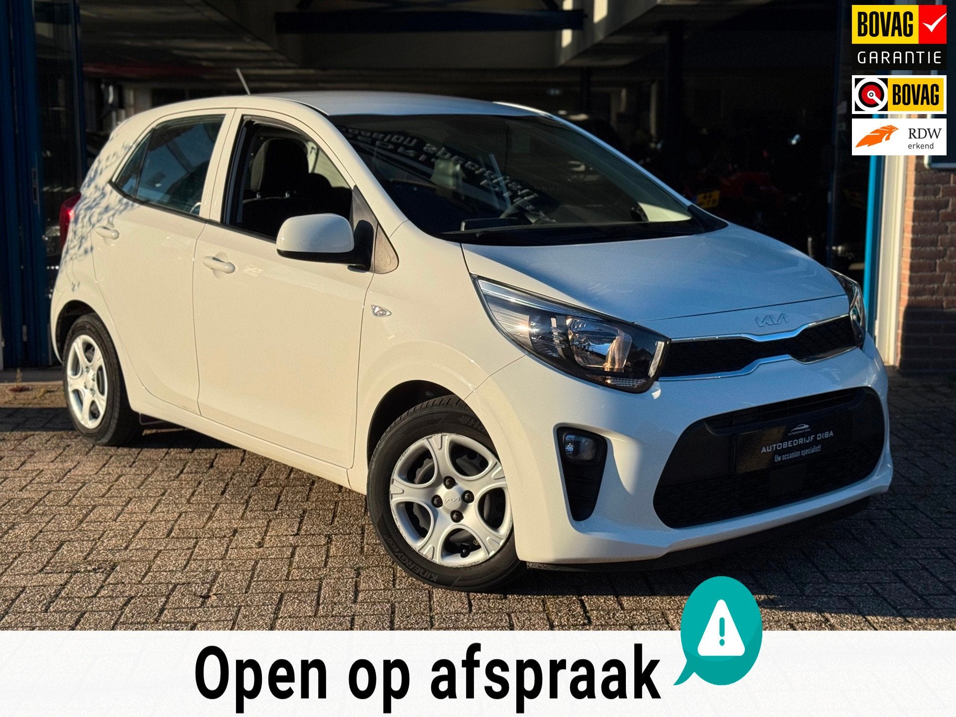 Kia Picanto 1.0 DPi ComfortLine 2022 AIRCO NAP BTW 1e Eig!, Auto's, Voorwielaandrijving, Start-stop-systeem, Stof, Gebruikt