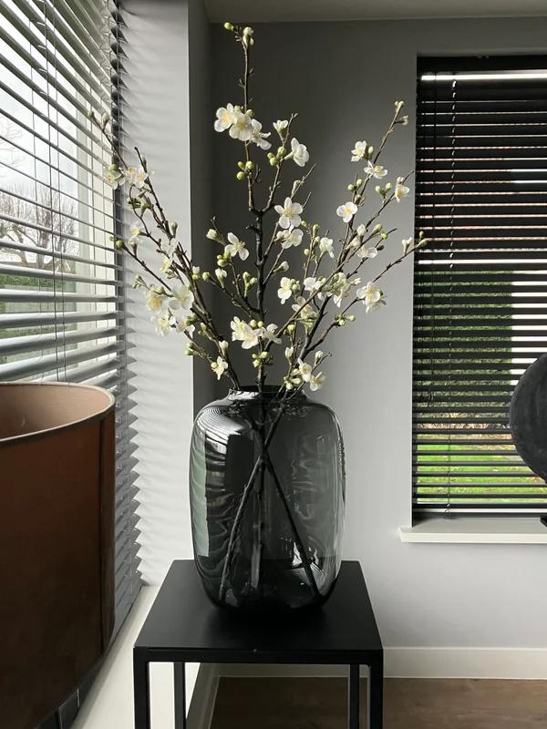 Zijden silk bloesemtak wit 85cm NIEUW!, Binnen, Info@flowersbymirjam.nl, Transformatorstraat 6a, Wit