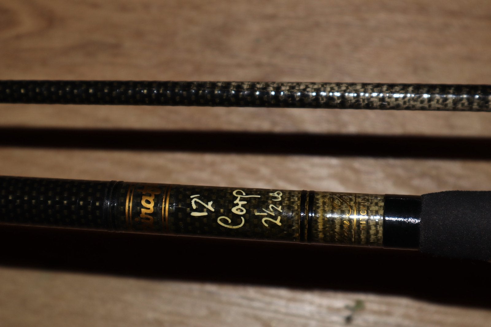 Alan Brown Spiraflex/armalite 12ft 2.5lb karperhengel, Watersport en Boten, Hengelsport | Karpervissen, Ophalen of Verzenden, Zo goed als nieuw