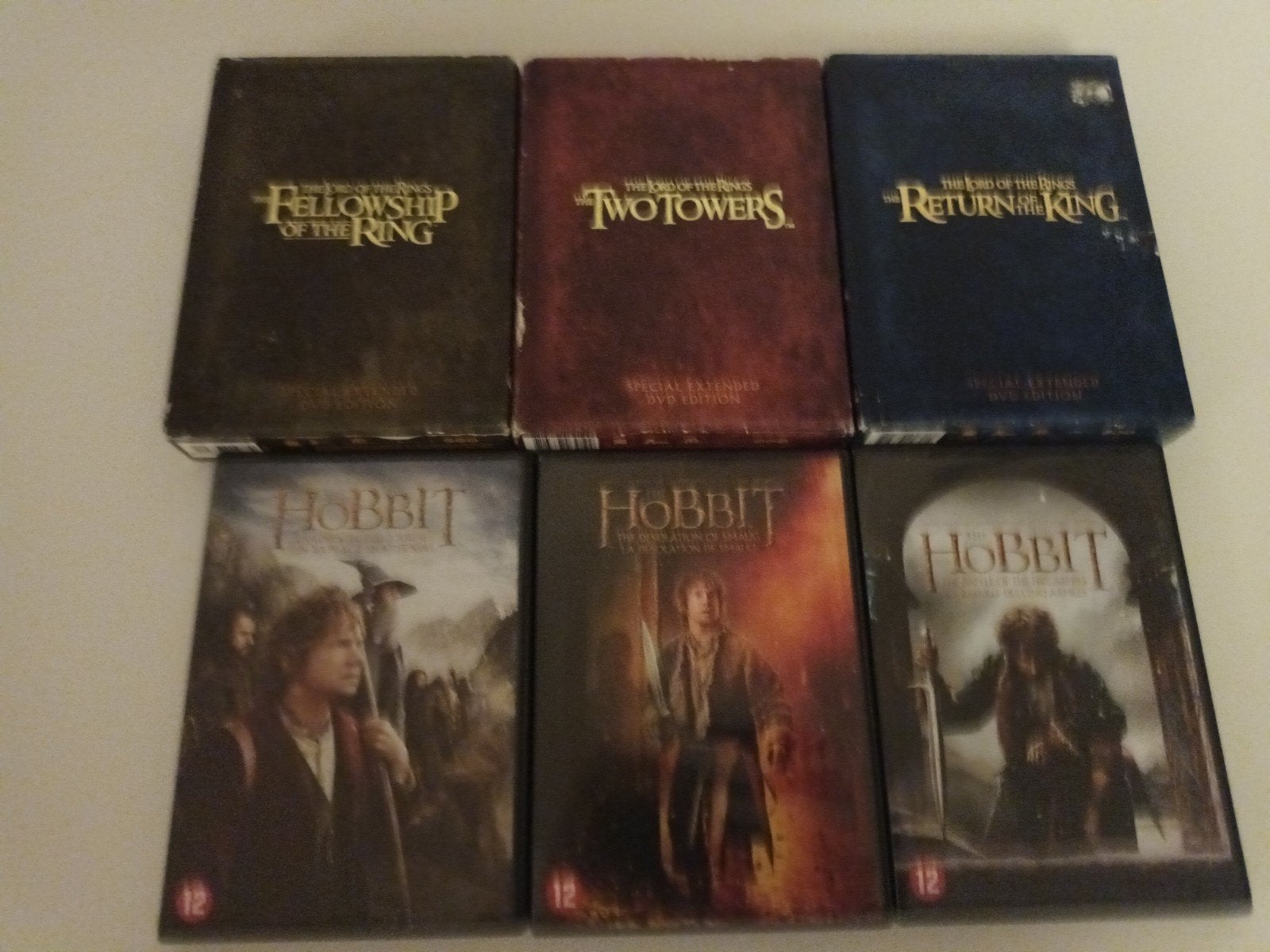 Dvd Lord of the Rings the Hobbit, Vanaf 12 jaar, Ophalen of Verzenden, Zo goed als nieuw