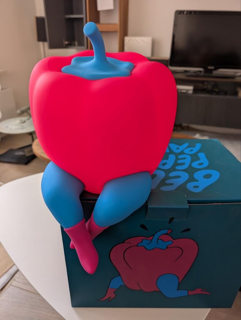 Parra - "Bell Pepper Panic Lamp", Ophalen of Verzenden, Zo goed als nieuw, Modern, Design, Pop Art
