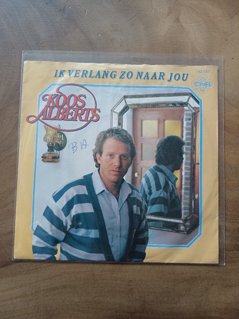Koos Alberts - Ik Verlang Zo Naar Jou - Vinyl - Single, LP, 7 inch, Ophalen of Verzenden, Zo goed als nieuw