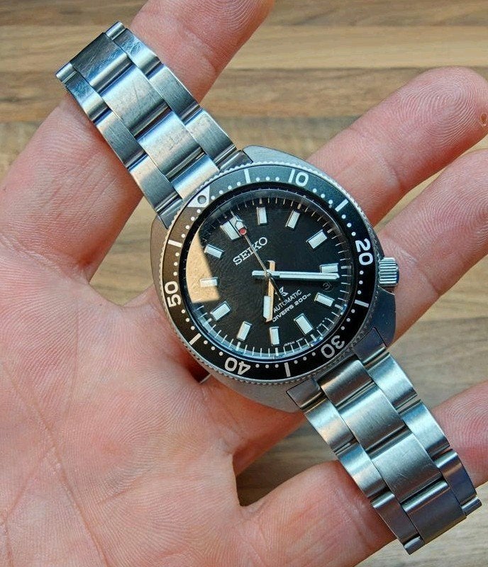 Seiko Prospex SPB317J1 Slim Turtle – Full Set + Uncle Straps, Sieraden, Tassen en Uiterlijk, Horloges | Heren, Gebruikt, Staal
