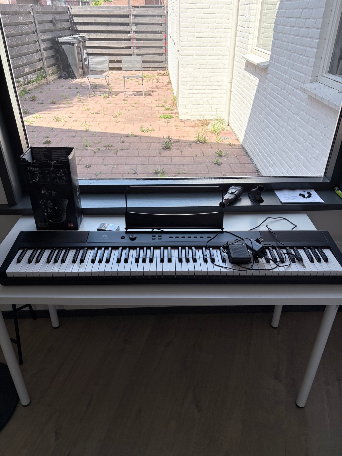 Fazley FSP-200 Digitaal Piano Set - Zo goed als nieuw, Ophalen, Zwart, Digitaal, Zo goed als nieuw