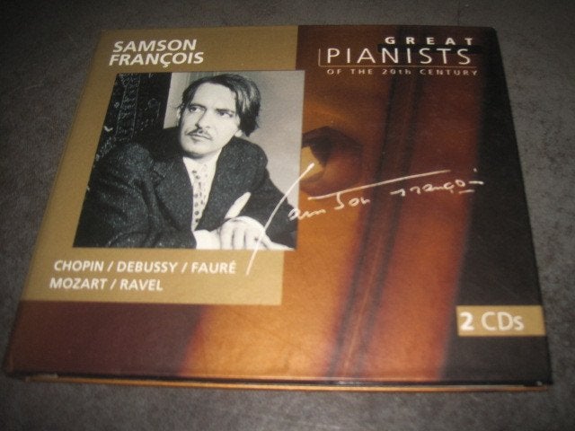 Samson Francois Debussy Ravel ea Great Pianists 2CD Philips, Cd's en Dvd's, Ophalen of Verzenden, Classicisme, Zo goed als nieuw