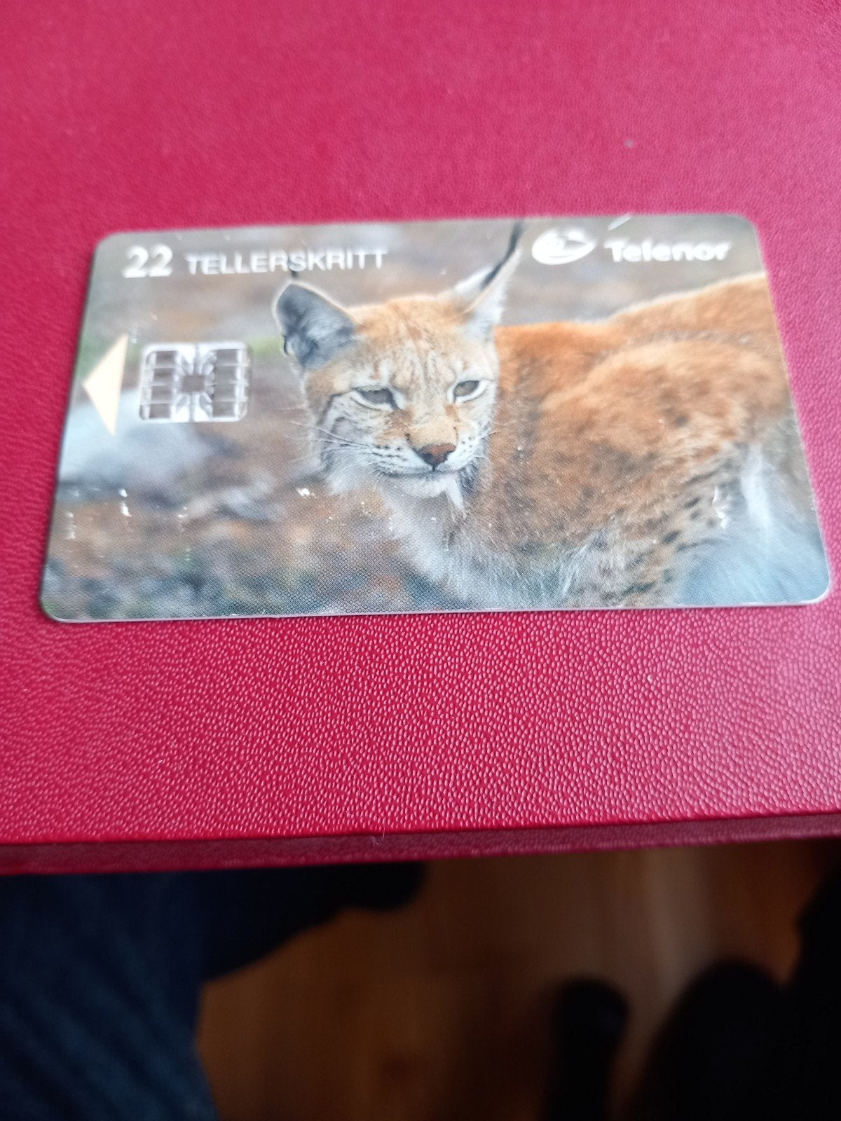 Telenor Telefoonkaart met Lynx Afbeelding, Ophalen of Verzenden