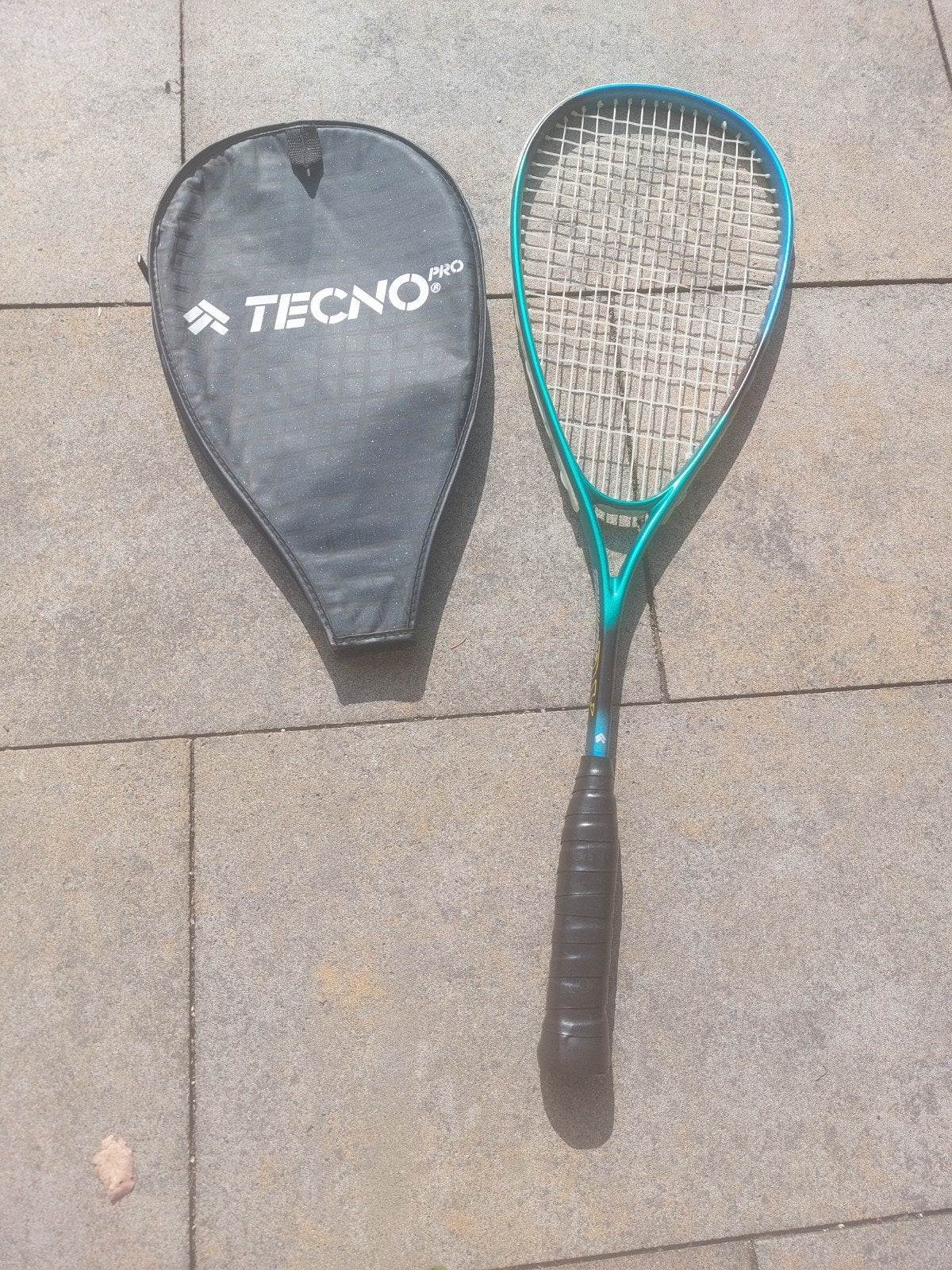 Tecno Pro Squash Racket met Hoes, Sport en Fitness, Ophalen of Verzenden, Gebruikt, Racket, Met hoes