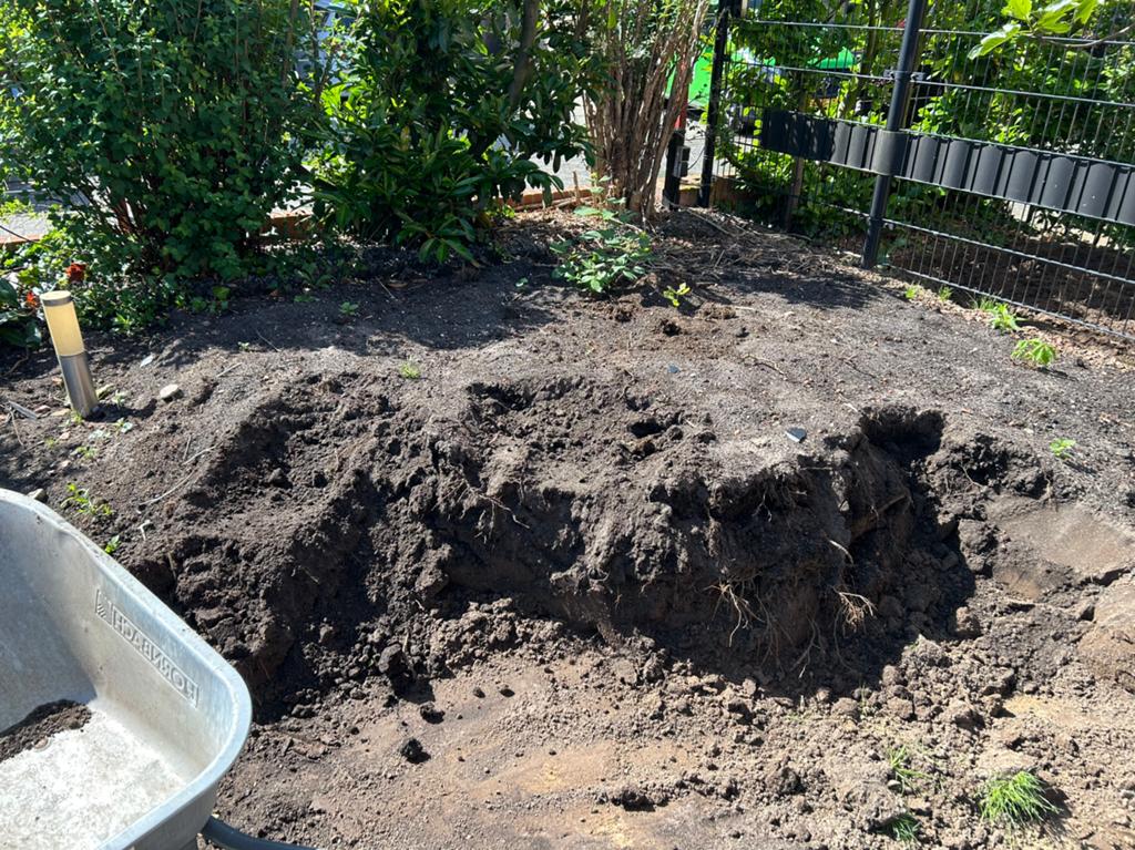 Zwarte grond, Ophalen, Tuinaarde