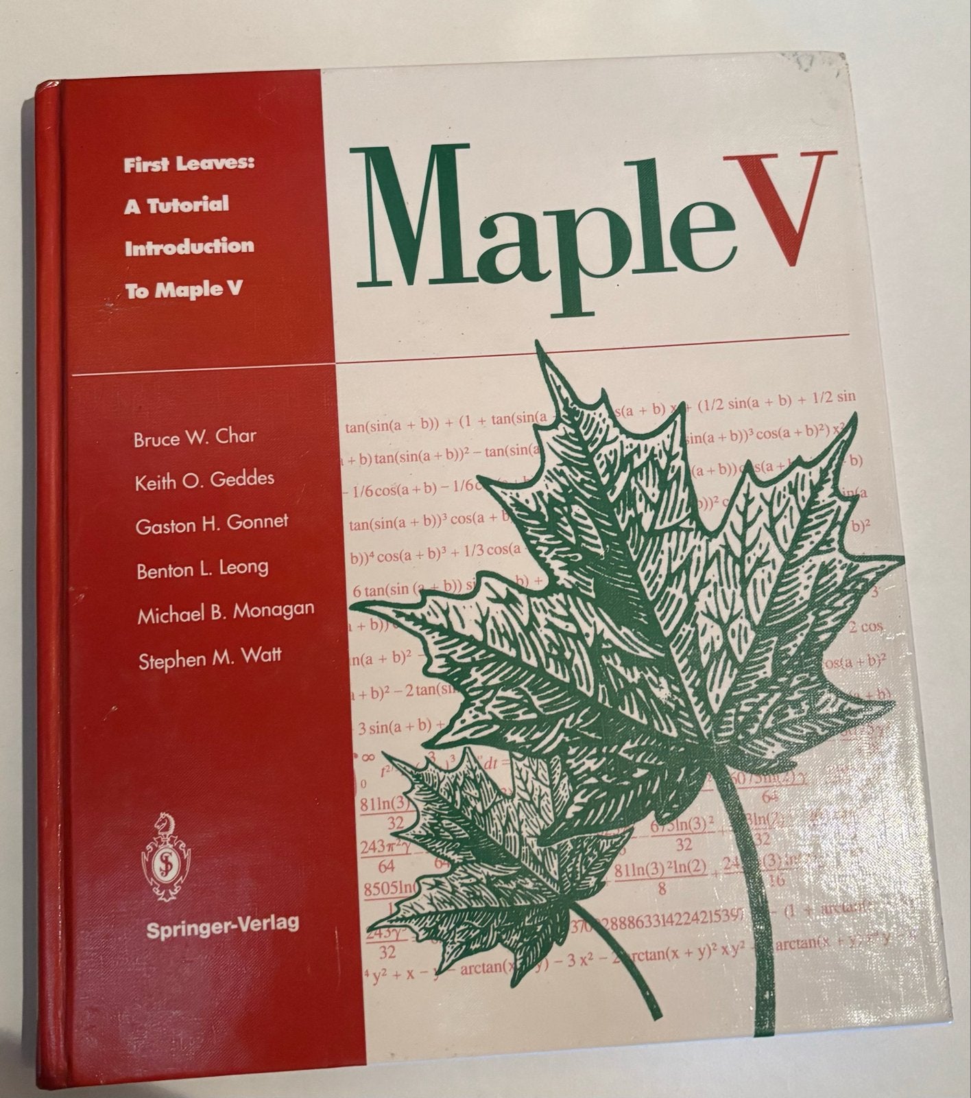 First Leaves: A Tutorial Introduction to Maple V, Boeken, Studieboeken en Cursussen, Ophalen of Verzenden, Beta, Zo goed als nieuw