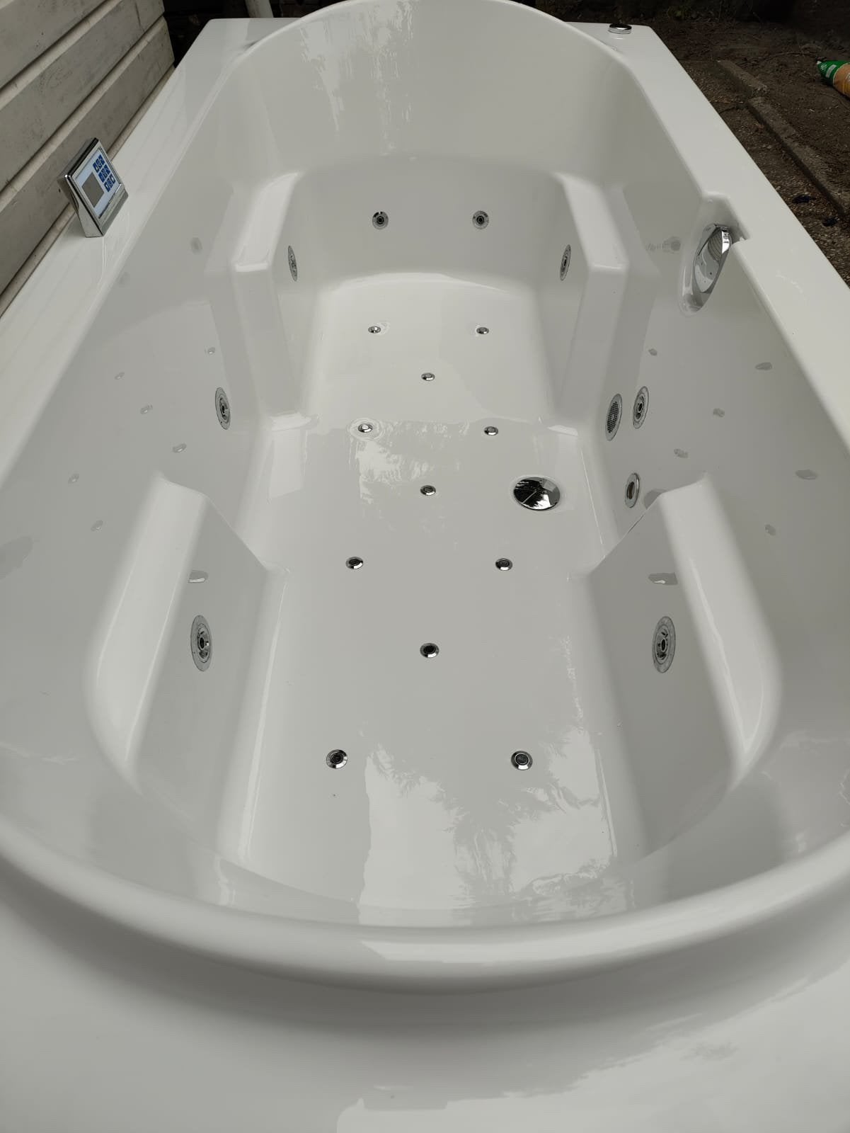 RIHO Whirlpool Bad Hydro/Aero H400 – Luxe Massagebad, Tuin en Terras, Bubbelbaden en Hottubs, Zo goed als nieuw, Vast, Inbouw