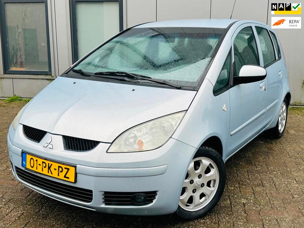 Mitsubishi Colt 1.3 Inform Cool Pack Plus 2E Eigenaar AIRCO, Gebruikt, 31 €/maand, Elektrische ramen, Blauw