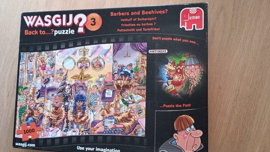 Wasgij puzzel, back to 3 en disney, Ophalen, 500 t/m 1500 stukjes, Gebruikt