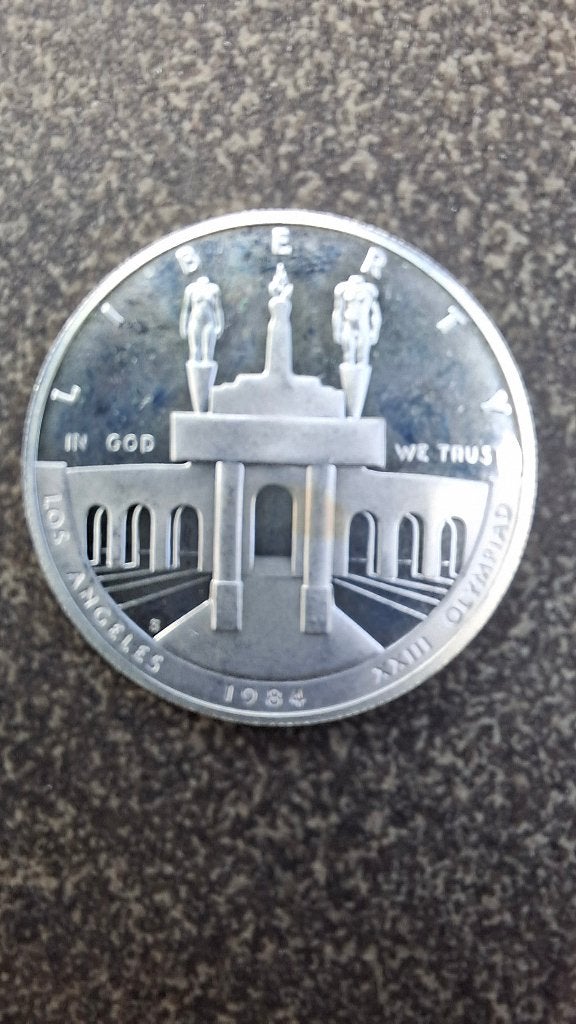 Usa 1 dollar 1984, Ophalen of Verzenden, Noord-Amerika, Losse munt, Zilver