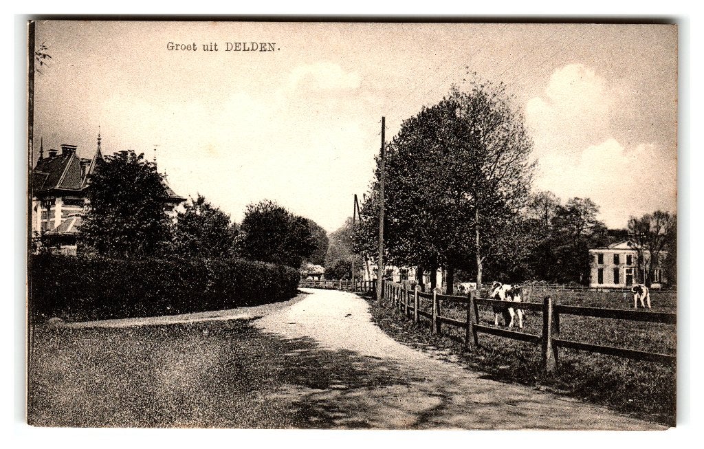 Delden, Groet uit Delden. Nauta 7004, Verzamelen, Verzenden, Voor 1920, Ongelopen, Overijssel