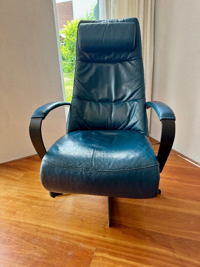 relaxfauteuil Prominent model ‘Umberto/Craft’, Ophalen, Gebruikt, Leer, 50 tot 75 cm