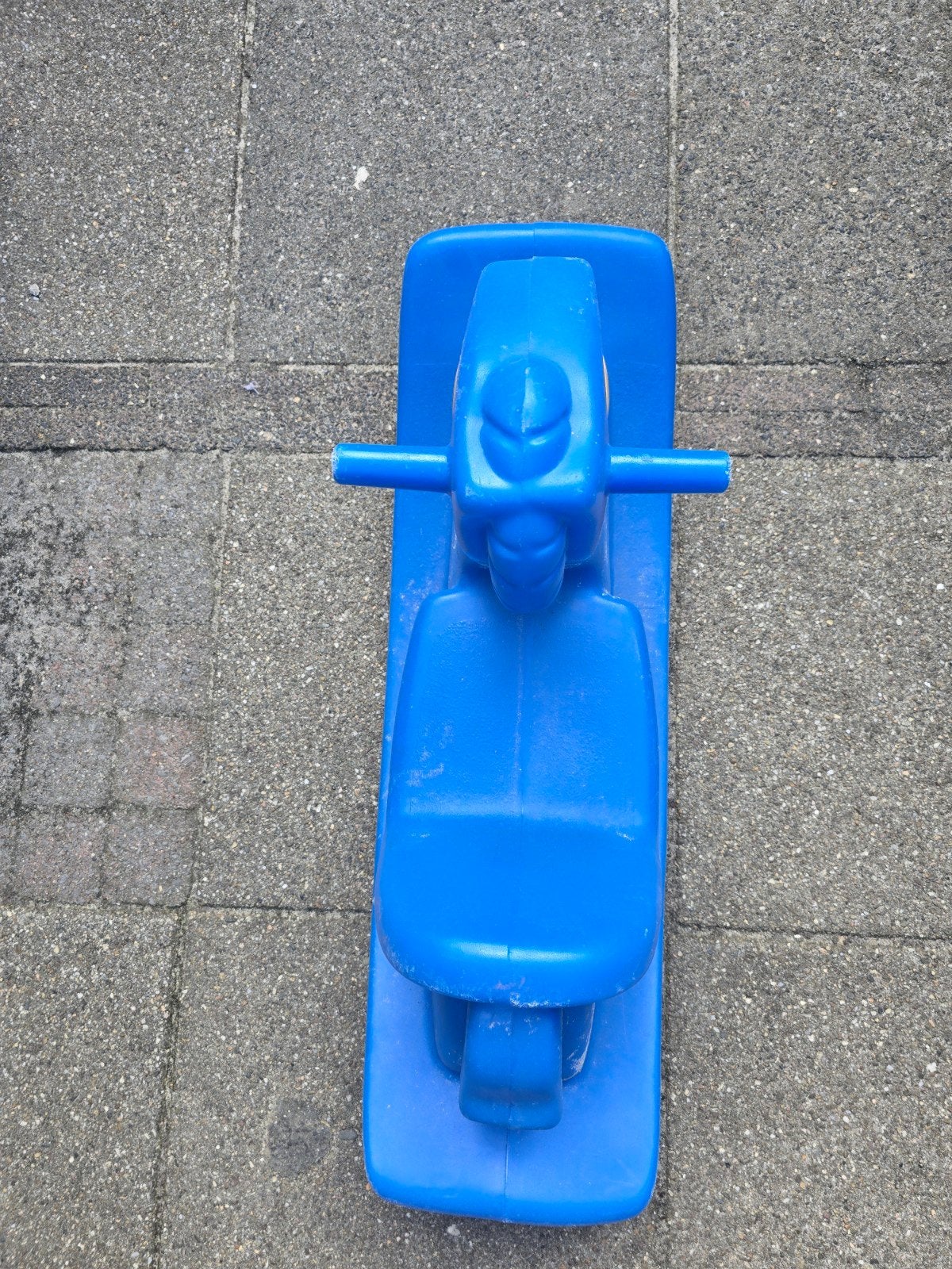 Little Tikes blauw hobbelpaard in goede conditie, Ophalen of Verzenden, Gebruikt, Overige typen