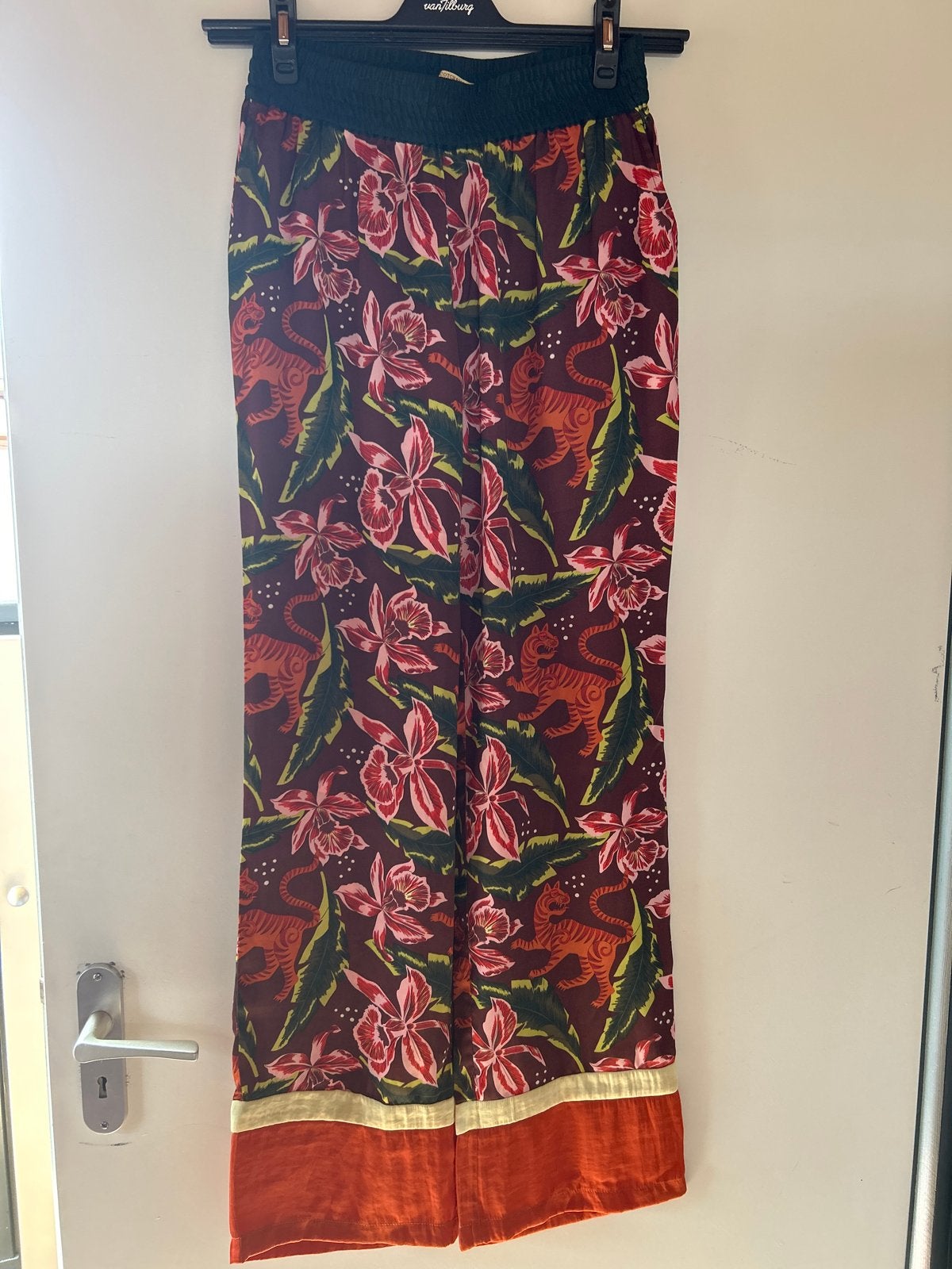 Scotch & Soda Maison Scotch Broek met Tijgerprint, Meerkleurig, Ophalen of Verzenden, Zo goed als nieuw, Maat 34 (XS) of kleiner