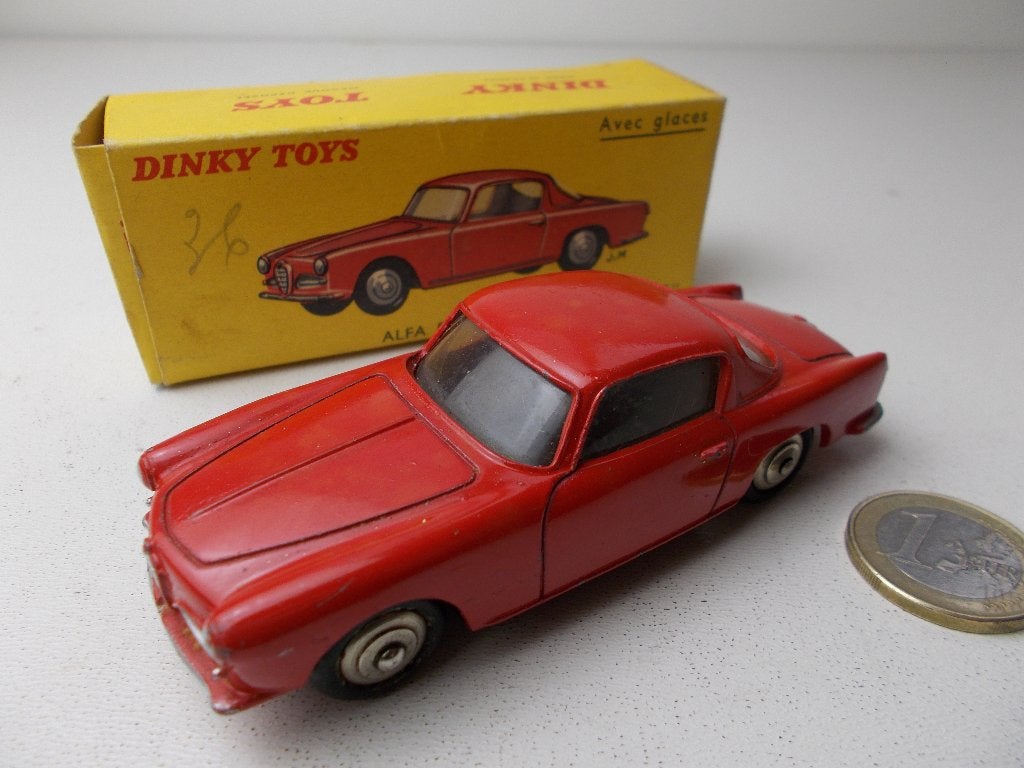 1958 Dinky Toys 24-J COUPE ALFA ROMEO "1900 SUPER SPRINT"., Hobby en Vrije tijd, Modelauto's | 1:43, Ophalen of Verzenden, Zo goed als nieuw