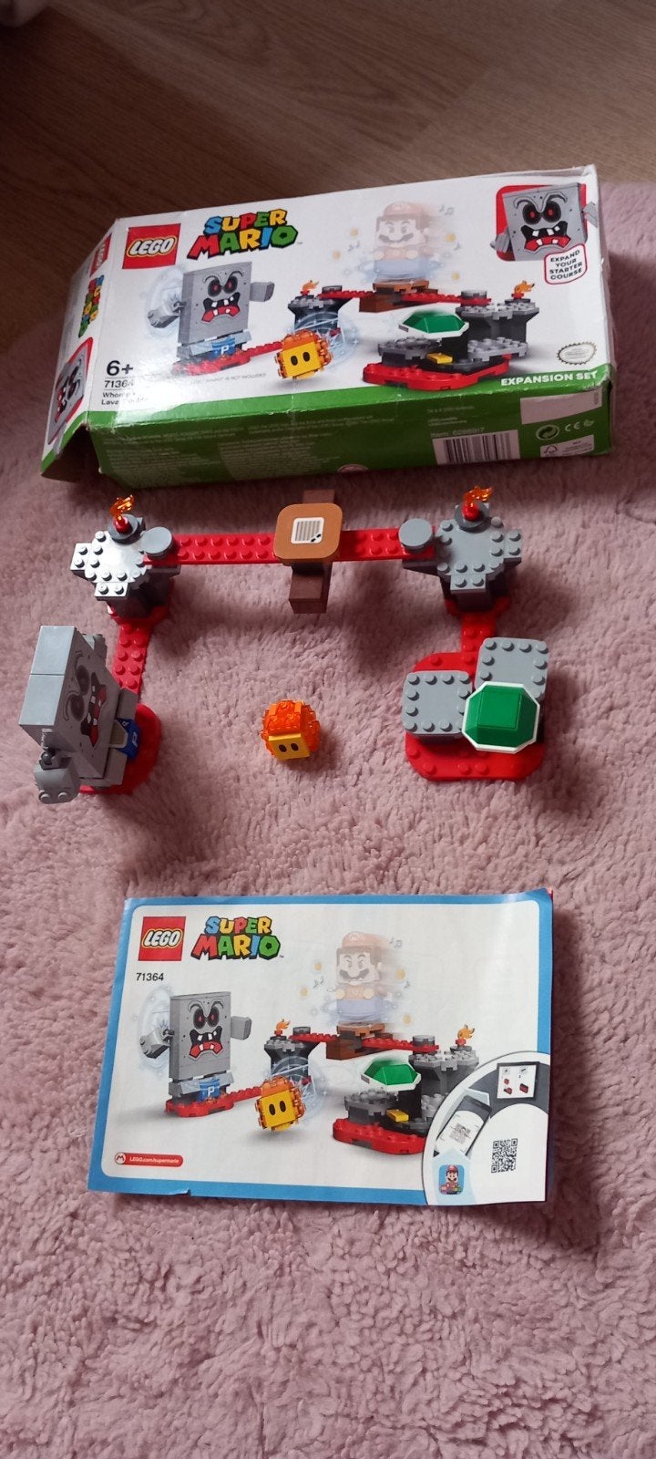Super Mario Lego 71364 Whomps Lava trouble, Ophalen of Verzenden, Zo goed als nieuw