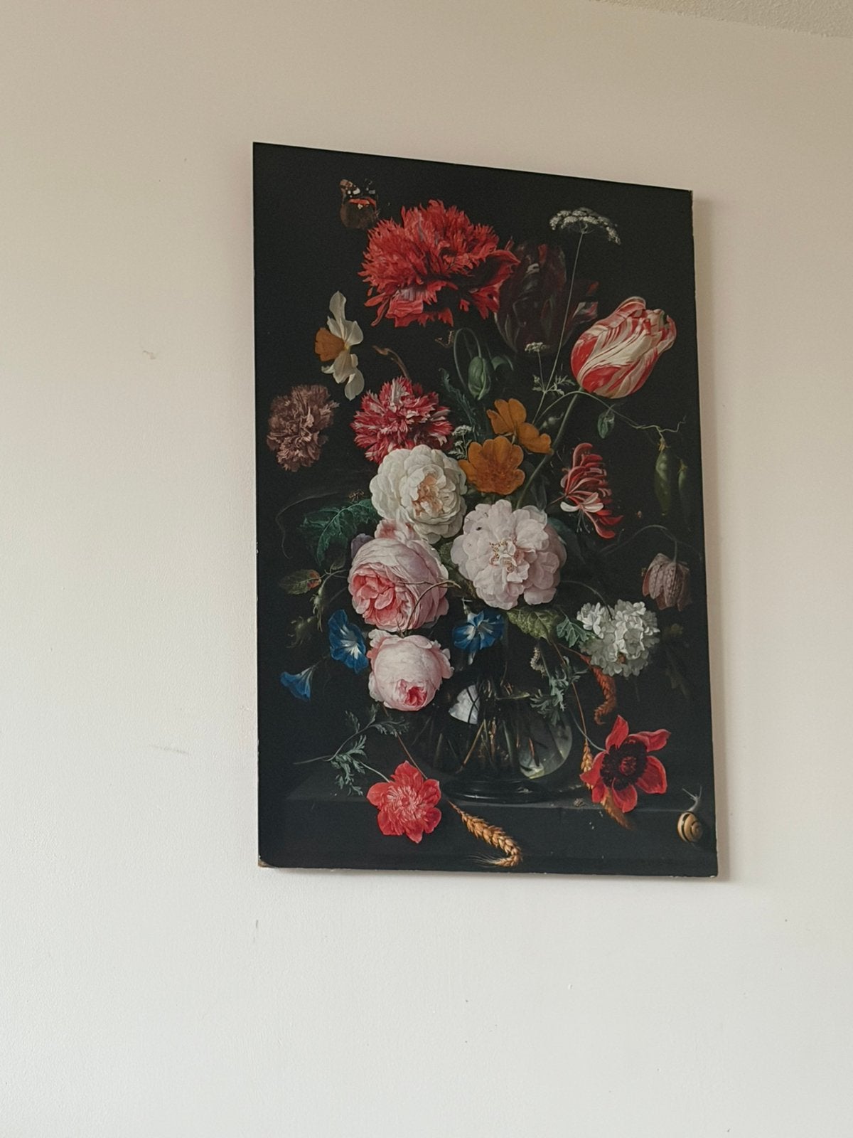 Mooi schilderij zonder lijst, Ophalen