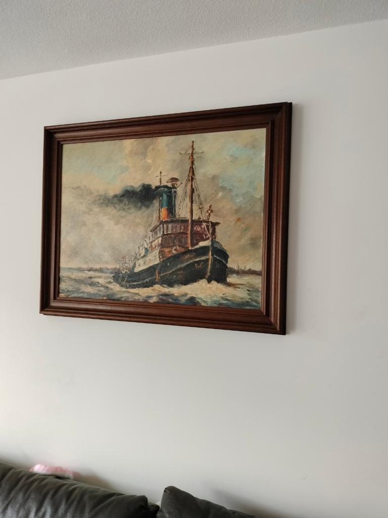prachtige schilderij op paneel, Ophalen
