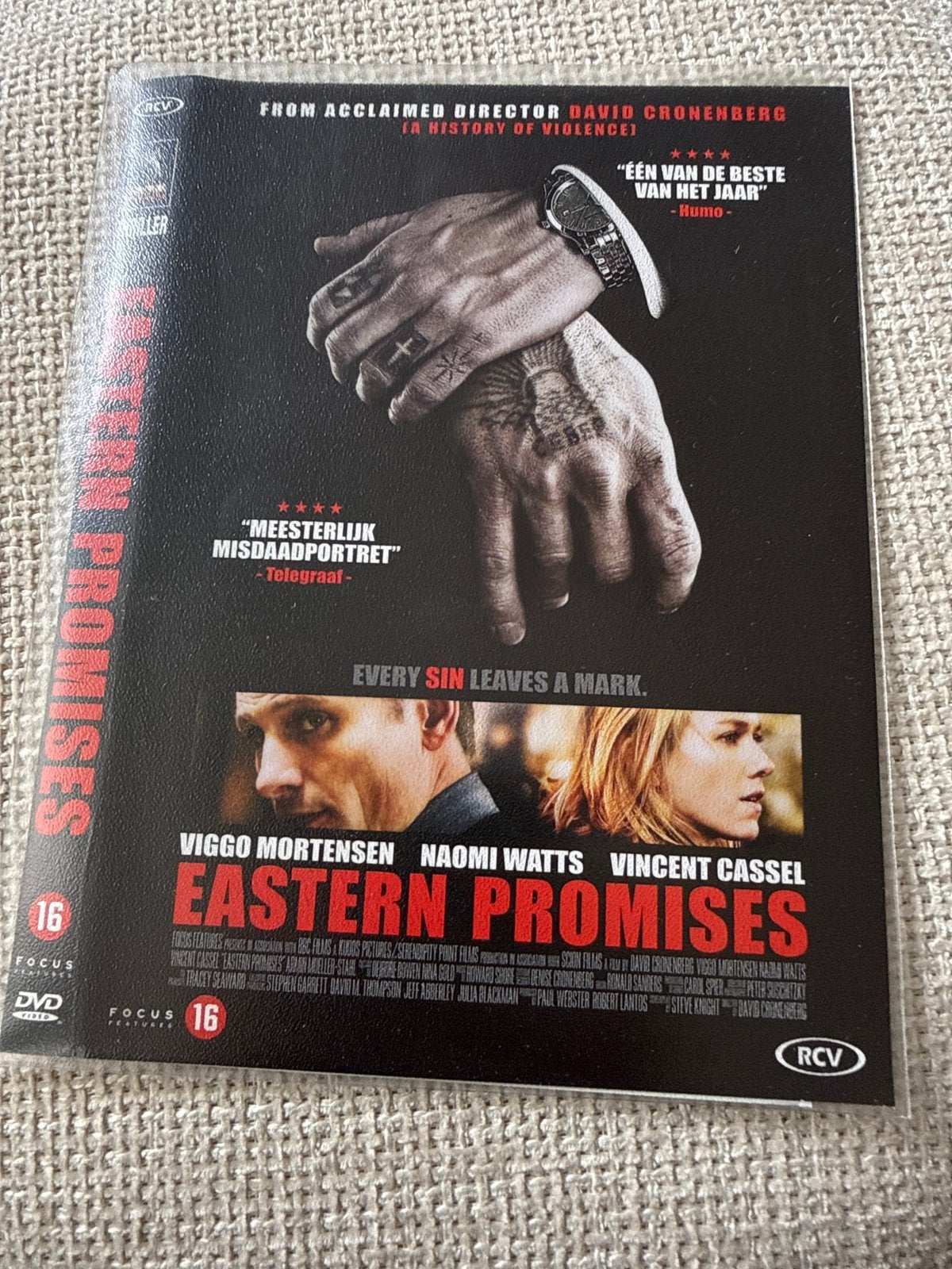 Eastern Promises DVD - Misdaadthriller van David Cronenberg, Maffia en Misdaad, Engels, Vanaf 16 jaar, Nederlands