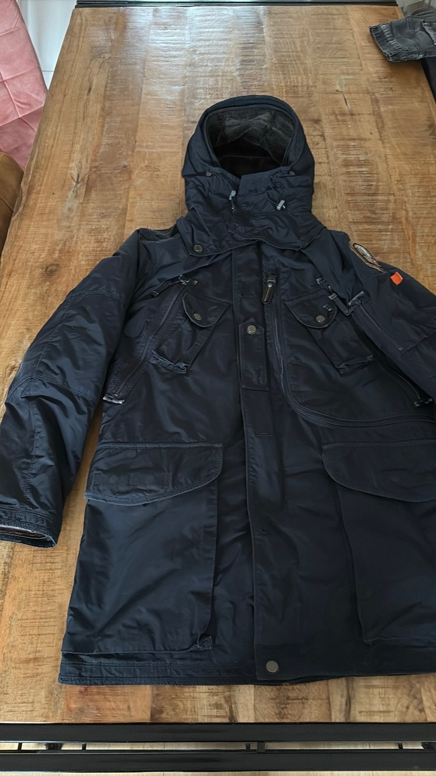 Parajumpers Anchorage Winterjas - Maat m, Ophalen of Verzenden, Gedragen, Maat 52/54 (L), Blauw