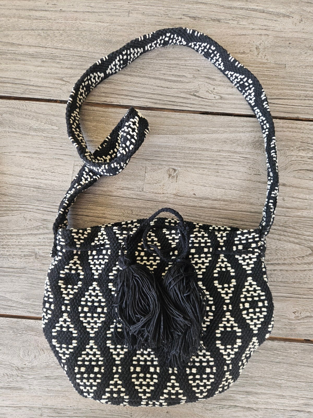 My Jewellery Schoudertasje Zwart/Wit, Ophalen of Verzenden, Zo goed als nieuw, Zwart, Schoudertasje