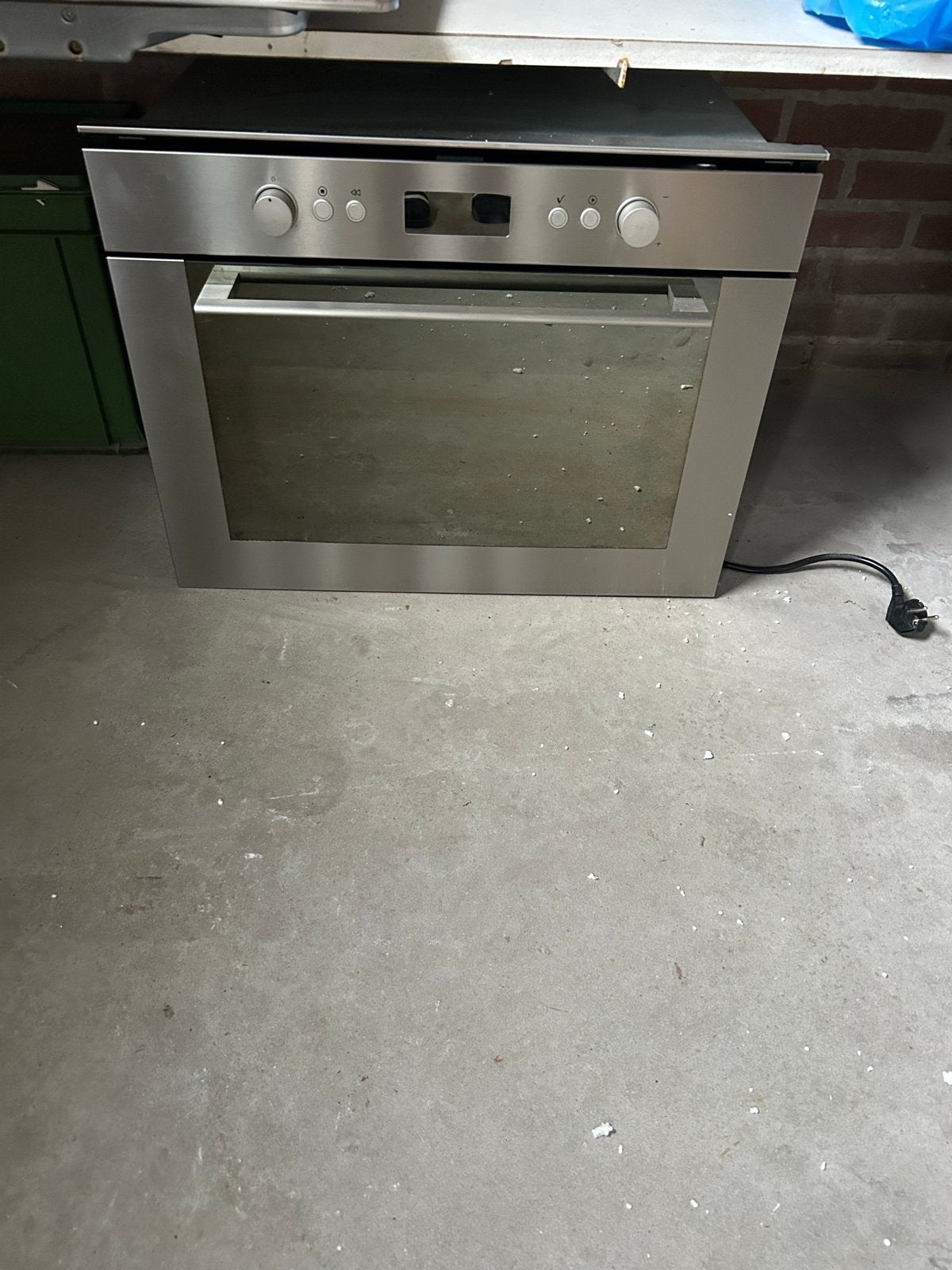 Elektrische oven - Inbouw - Zilverkleurig, Gebruikt, Oven, Ophalen of Verzenden, Inbouw