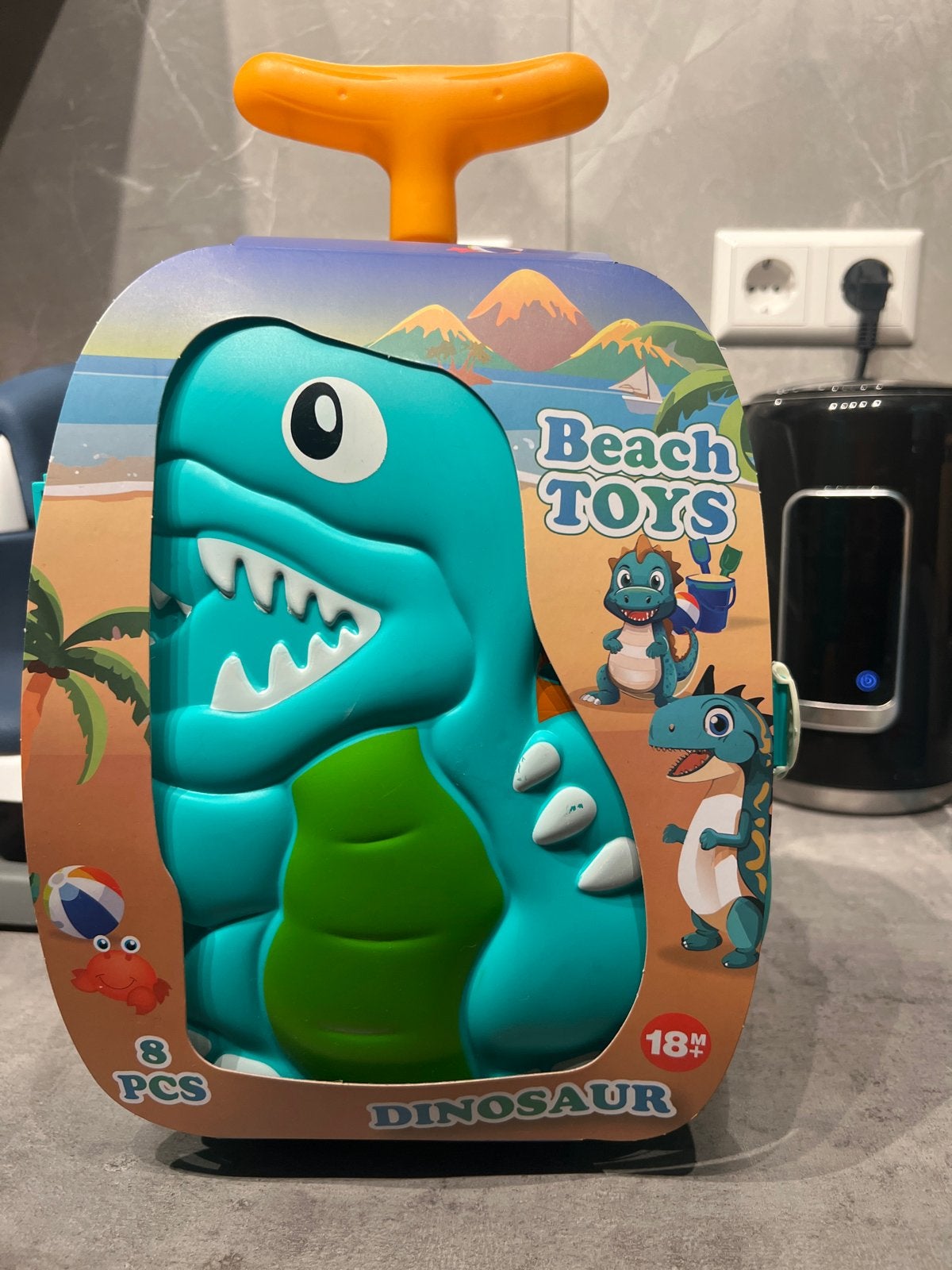 Nieuw Dinosaurus Strand Speelgoed Set met Waterval - 8 Stuks, Ophalen, Nieuw